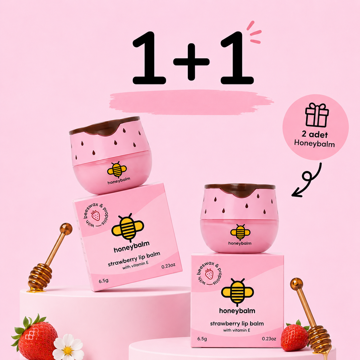 HoneyBalm - Çilek